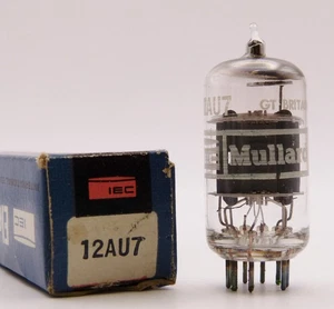 Tubo MULLARD IEC 12AU7 / ECC82 nuevo embalaje original / New Old Stock in Box Tube - Imagen 1 de 3