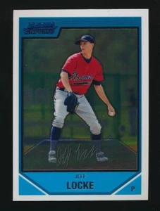 2007 Bowman Chrome Prospects #BC220 Jeff Locke - Atlanta Braves - Picture 1 of 2