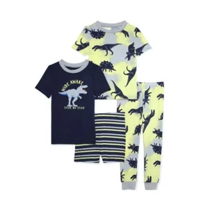Cozy Jams Baby and Toddler Boy Pajama Sleepwear Set, 4-Piece - Picture 1 of 7