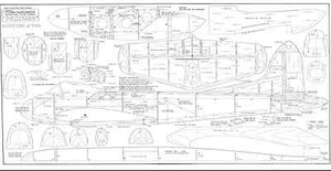 Dehavilland DH-103 Hornet Giant Scale RC AIrplane Printed Plans & Templates - Picture 1 of 3