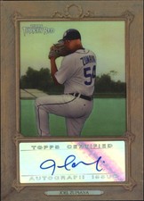 2007 Topps Turkey Red Chromographs #JZ Joel Zumaya Autograph 