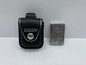 ZIPPO BILLIARDS LIGHTER C07 WITH SHEATH "NEW OPEN BOX" - Picture 1 of 13