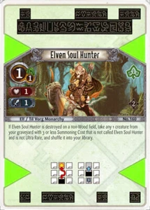 1x Elven Soul Hunter EOJ SET2 #160 PS3 Eye Of Judgment Inglés Casi Nuevo/Sin jugar Tarjeta C - Imagen 1 de 1