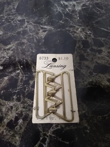 Vintage Lansing Metal Buckle 1  1/2" #8733 - Picture 1 of 3