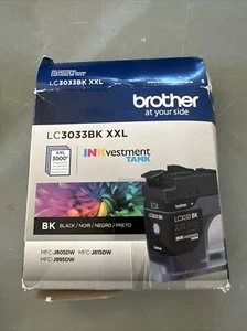Tanque de tinta negro Brother LC3033BK XXL caducidad OEM 07-2025 - Imagen 1 de 1