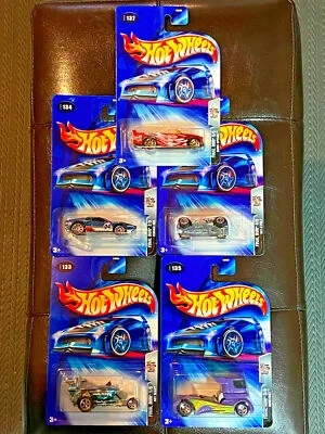 2004 Hot Wheels 2004 Final Run Full Set 5 Vehicles #133,#134,#135,#136,#137 NIP - Image 1 of 4