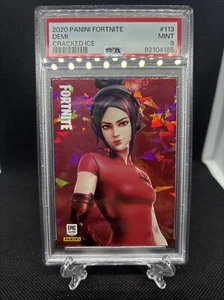 Fragmento de cristal de hielo agrietado Panini Fortnite Demi 2021 serie 2 S2 EE. UU. PSA 9 como nuevo - Imagen 1 de 2