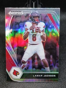 2021 Prizm Draft Silver Refractor - Lamar Jackson #26 Baltimore Ravens - Picture 1 of 2