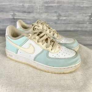 Nike Air Force 1 Sneakers Taglia Bambini 2Y Scarpe Basse Giada Ghiaccio Guava Bianco Ghiaccio Palestra - Foto 1 di 19