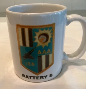 Army Reunion Mug, Battery B, AAA, 135 Gun. BN - Bild 1 von 5