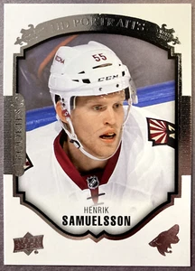 2015-16 Upper Deck UD Portraits Rookies #P-67 Henrik Samuelsson Arizona Coyotes - Picture 1 of 1
