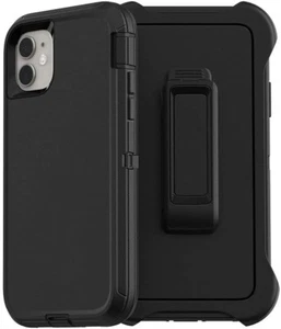 For iPhone 11 Pro Max Shockproof Heavy Duty Defender Cover Case With Belt Clip - Picture 1 of 5
