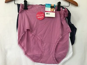 New Radiant Vanity Fair Women's Light and Luxe Brief Panties 3 Pairs U Pick - Picture 1 of 5