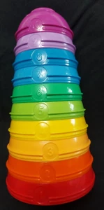 Fisher-Price Color Number Stack & Roll Bowls/Balls Nest Count 1-10 Preschool - Picture 1 of 8