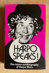Harpo Speaks! by Harpo and Rowland Barber 1976 First Edition