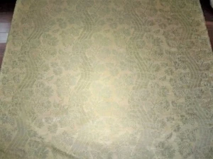 LEE JOFA GRAPEVINE ARDEN SILK DAMASK FABRIC 9.75 YARDS LIGHT WILLOW GREEN - Picture 1 of 6