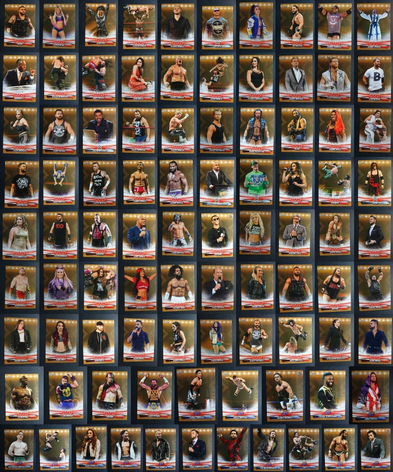 2019 Topps WWE Raw Bronze Parallel Wrestling Cards Complete Your Set You U Pick - Image 1 of 1
