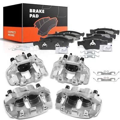 Front & Rear Ceramic Brake Pad + Caliper for Dodge Durango Jeep Grand Cherokee - Image 1 of 4
