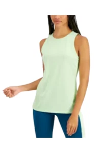 Camiseta sin mangas Ideology para mujer jaspeada con cierre trasero (verde pistacho, XX-grande) - Imagen 1 de 4