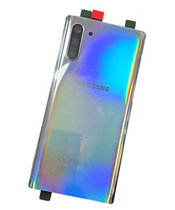 Tapa de batería para Samsung Galaxy Note 10 N970 tapa trasera plata calidad superior - Imagen 1 de 2