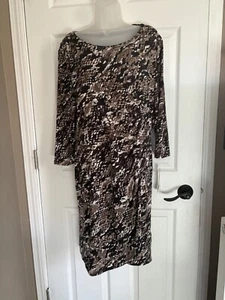 Dana Buchman Brown, Brown dress Size XL - Picture 1 of 5