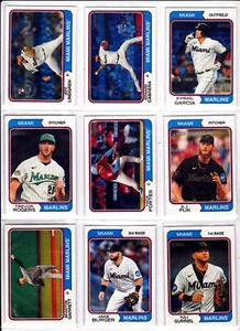 Miami Marlins 2023 Topps Heritage High Number Team Set (13) RCs Eury Perez - Picture 1 of 2
