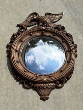 Vintage SYROCO Convex Bullseye Eagle Mirror #4007 21"  Federal Style Porthole