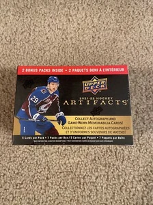 2021-22 Oberdeck Artefakte NHL Hockey werkseitig versiegelt Blasterbox NEU - Bild 1 von 6