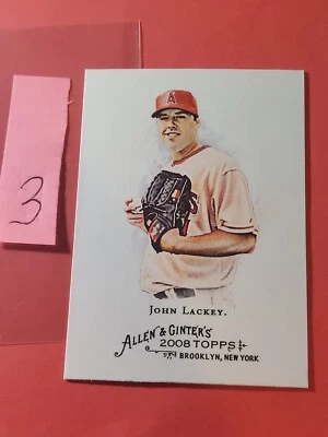 2008 Topps Allen and Ginter #125 John Lackey, cd3 - Image 1 of 2