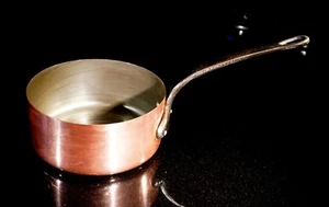 Vintage French Copper Cookware 2.75lt Pot - Picture 1 of 4