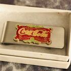 Porte-carte clip en acier inoxydable Coca-Cola dans une boîte cadeau