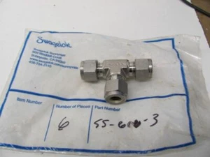 SWAGELOK TEE FITTING 316 UYF NNB - Picture 1 of 3
