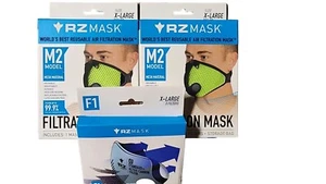 RZ Mask X-Large Set Of 2 W/ Extra Filters - Neon GREEN - Bild 1 von 3