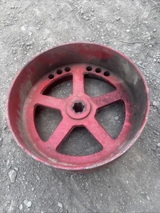 Farmall Original Vintage Row Crop Tractor  IH IHC Steel flat Belt Pulley - Picture 1 of 11