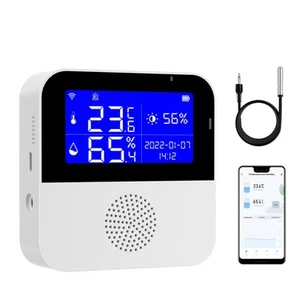 WiFi Thermometer Hygrometer with Waterproof Probe: Smart Temperature Humidity... - Picture 1 of 7