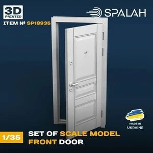 Entrance Door Scale Model Kit for Diorama 1:35 Spalah SP18935 - Picture 1 of 1
