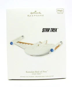 Star Trek Romulan Bird of Prey 2011 Hallmark Keepsake Magic Ornament LN OB Works - Picture 1 of 6
