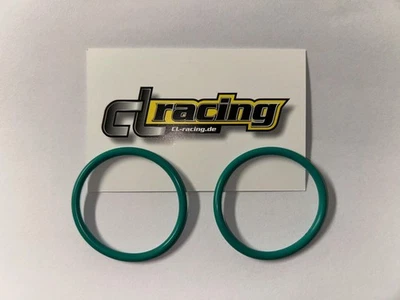 2x Krümmerdichtung Auspuff exhaust gasket passt an Kawasaki Kdx Kx Rm Yz 125 Yfz - Bild 1 von 4