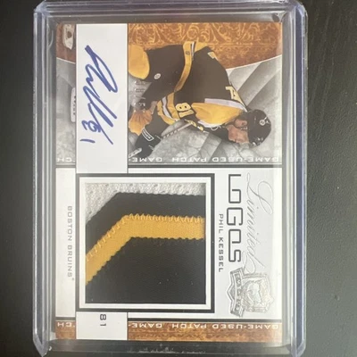 2008-09 Upper Deck The Cup Limited Logos #LL-KE Phil Kessel Patch Auto #/50 - Image 1 of 3
