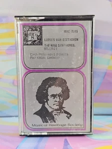 Beethoven: The Nine Symphonies, Vol. 1 (Cassette) Czech/Kletzki - Picture 1 of 3