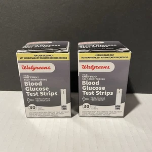 Walgreen's Metrix Strisce Reattive Glicemia - Confezione da 2 - 60 Pezzi - Scadenza 07/2026 - Foto 1 di 5