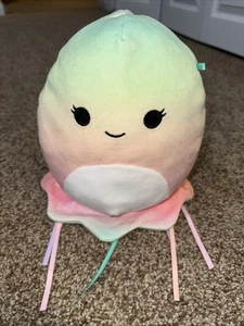 Squishmallow Qualle Plüschtier 8 Zoll Stofftier weich bunt EUC - Bild 1 von 8