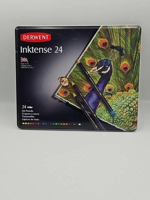 Juego de 24 lápices profesionales Derwent Inktense colores solubles en agua surtidos Foto 1 de 3