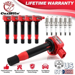 6Pcs Ignition Coil & 7098 Spark Plug Set for 2003-2008 Honda Pilot V6 3.5L UF242 - Picture 1 of 14