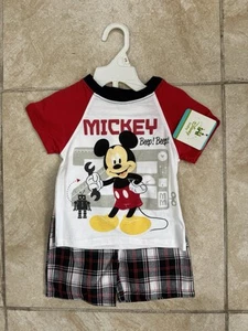 Disney Mickey 2 PCS Set For Boys 12 Months - Picture 1 of 1