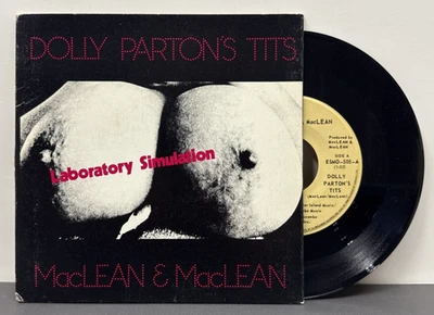 Maclean & Maclean ‎– Dolly Parton's T*ts/Diary Of A Jealous Boyfriend Vinyl, 7' - Image 1 of 4