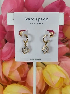 ¡Nuevo! Kate Spade New York | Tono Dorado | Something Spark | Circonita Cúbica |... Foto 1 de 2