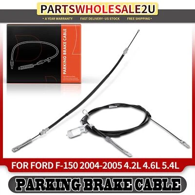 2pcs Rear LH & RH Parking Brake Cable for Ford F-150 2004-2005 Crew Cab Pickup - Image 1 of 4