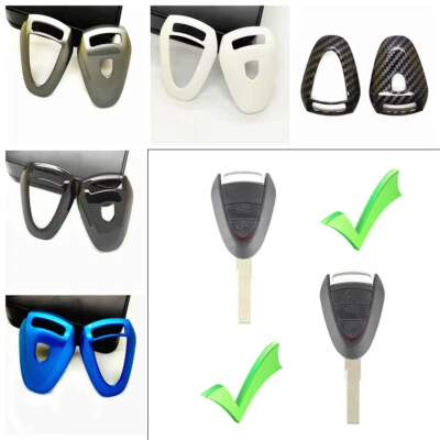 2/3 Buttons Remote Key Fob Trim Cover for Porsche Cayman (987) 2006-2012 Foto 1 de 4