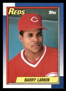 1990 Topps #10 Barry Larkin - Cincinnati Reds - Picture 1 of 3